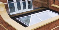 lantern roof + glass balustrade