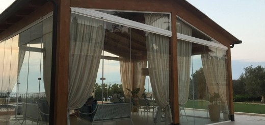 Gazebo with SunSeeker Frameless Glass Doors