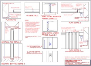 Technical detail - DG-Frameless Glass Doors