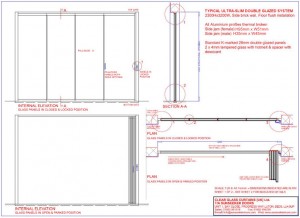 Technical detail - DG-Frameless Glass Doors