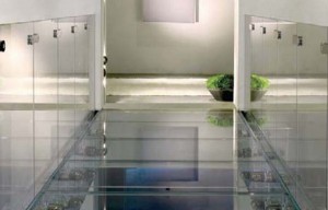 glass barriers / glass floor
