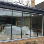 Bright extension with UltraSlim slide & turn patio doors