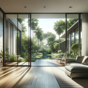 Aluminium Slimline Sliding Doors