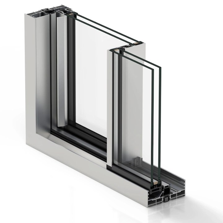 Double glazing on the Slimline Sliding Doors (SD20)