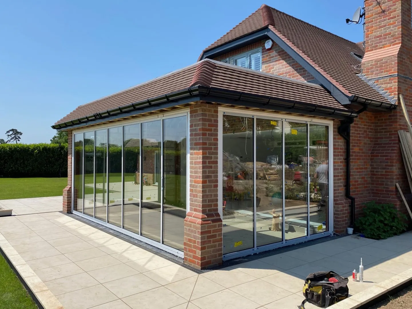 aluminium bi fold patio doors
