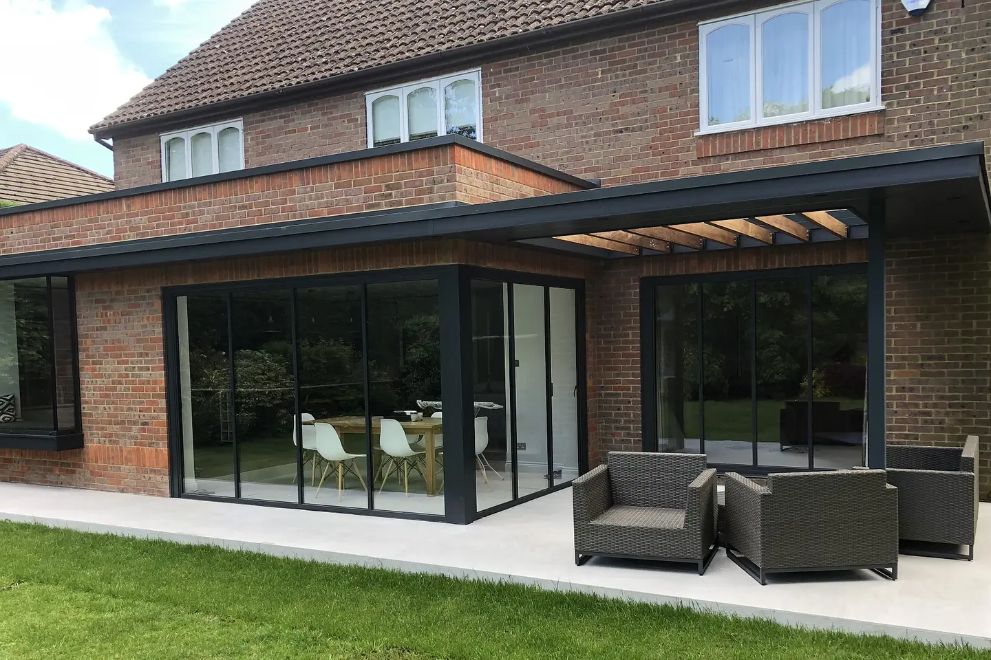 aluminium bifold patio doors