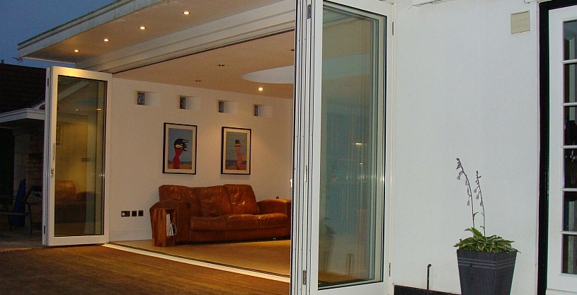 bifold doors centre split