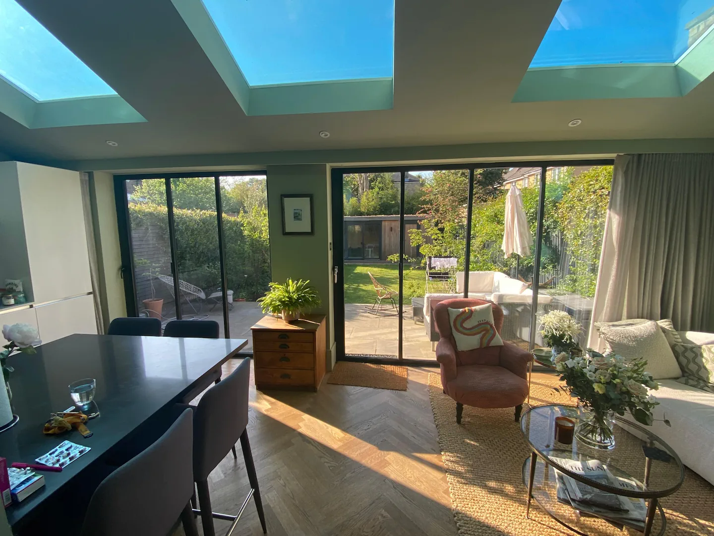 extension sliding doors