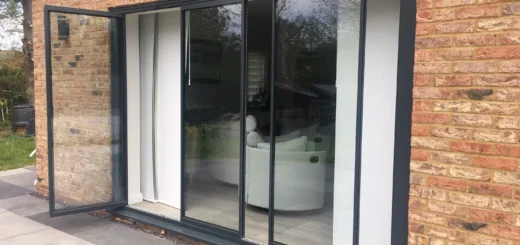 slide and stack external glass doors