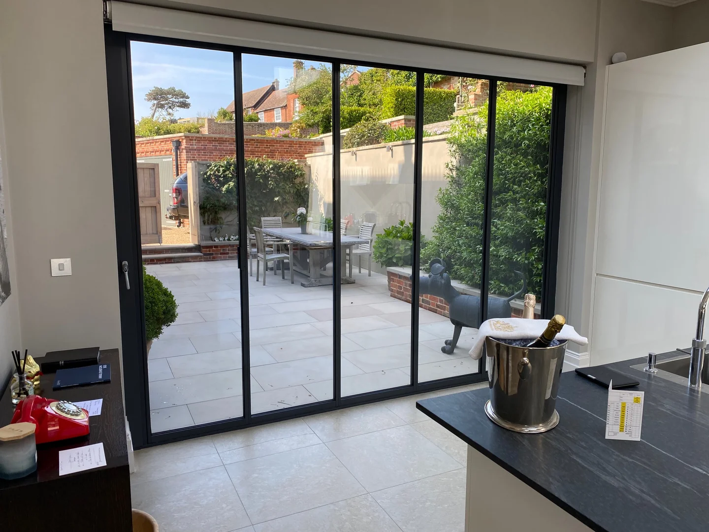 slim sightline folding doors