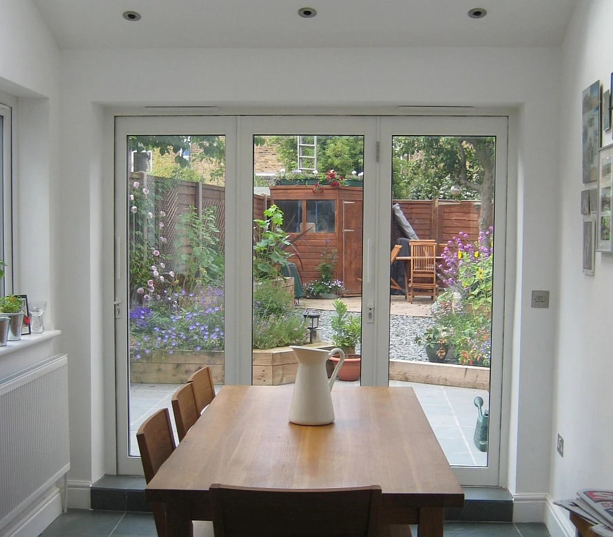 small space slim sightline bifold doors