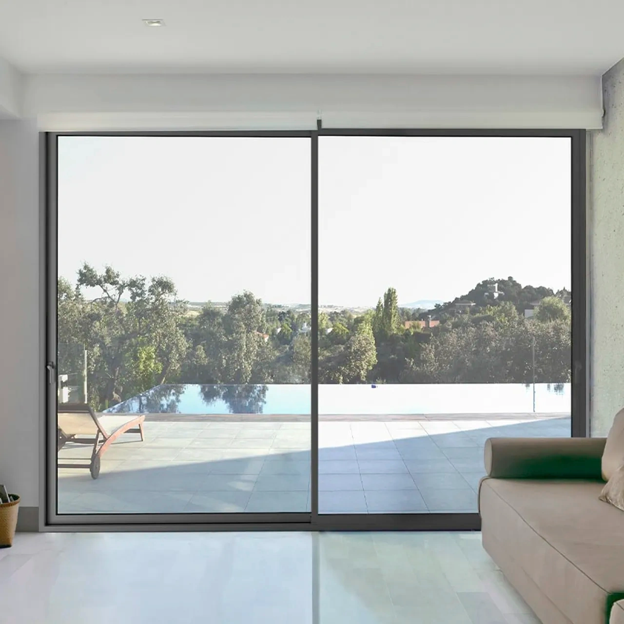 thin frame sliding doors