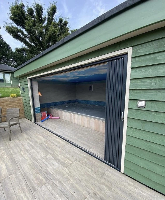 zero threshold folding doors