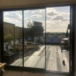UltraSlim doors onto a London roof terrace - SunSeeker Doors